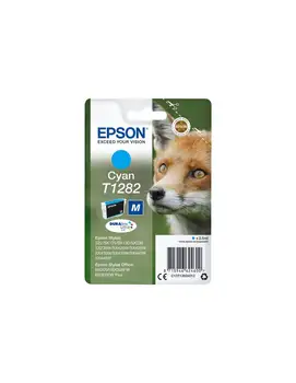

Epson T1282 cartridge ink color cyan