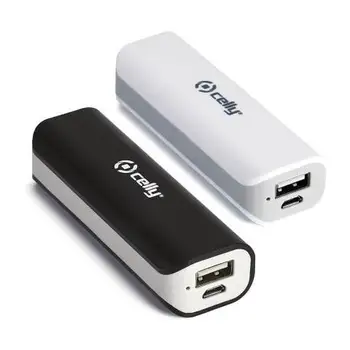 

PowerBank 2200 mAh 2 x USB white color and NeroCELLY14.7