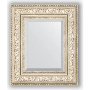 

Mirror with facet in the frame of the evoform exclusive 50x60 cm, vignette silver 109mm (by 3374)