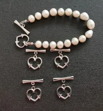 5 Sets de acero inoxidable de oro cierres de palanca para collar de pulsera, broche OT la fabricación de la joyería DIY resultados