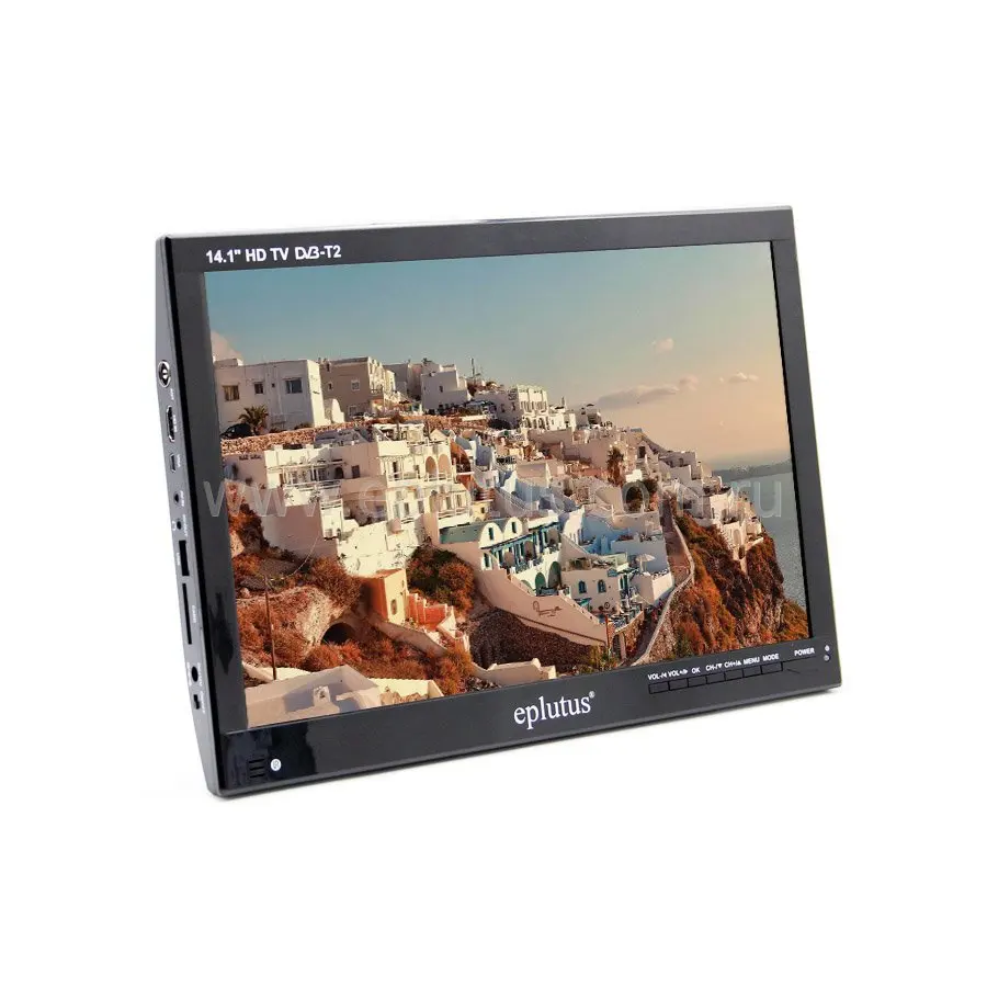 

Eplutus EP 143T 14.1 inch Portable TV DVB-T2 Digital and Analog mini small Car TV Television