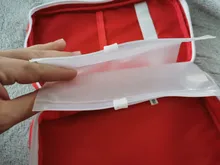 Botiquín de primeros auxilios portátil vacío, grande, para el hogar, acampada al aire libre, viaje, tratamiento de emergencia, bolsa médica, nuevo estilo