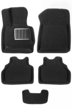 

Textile 3D mats euromat3d luxe in the salon for BMW X3 (F25) / X4 (F26) (2010-2017) with metal sub-spot