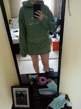 Sudadera con capucha de rana para mujer, ropa de calle Kawaii Harajuku gruesa con letras bordadas, de terciopelo, de gran tamaño, para Navidad