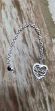 Pulsera hueca de corazón para mujer, brazalete de marca de Color plata, regalo de San Valentín a la moda, joyería al por mayor, nuevo