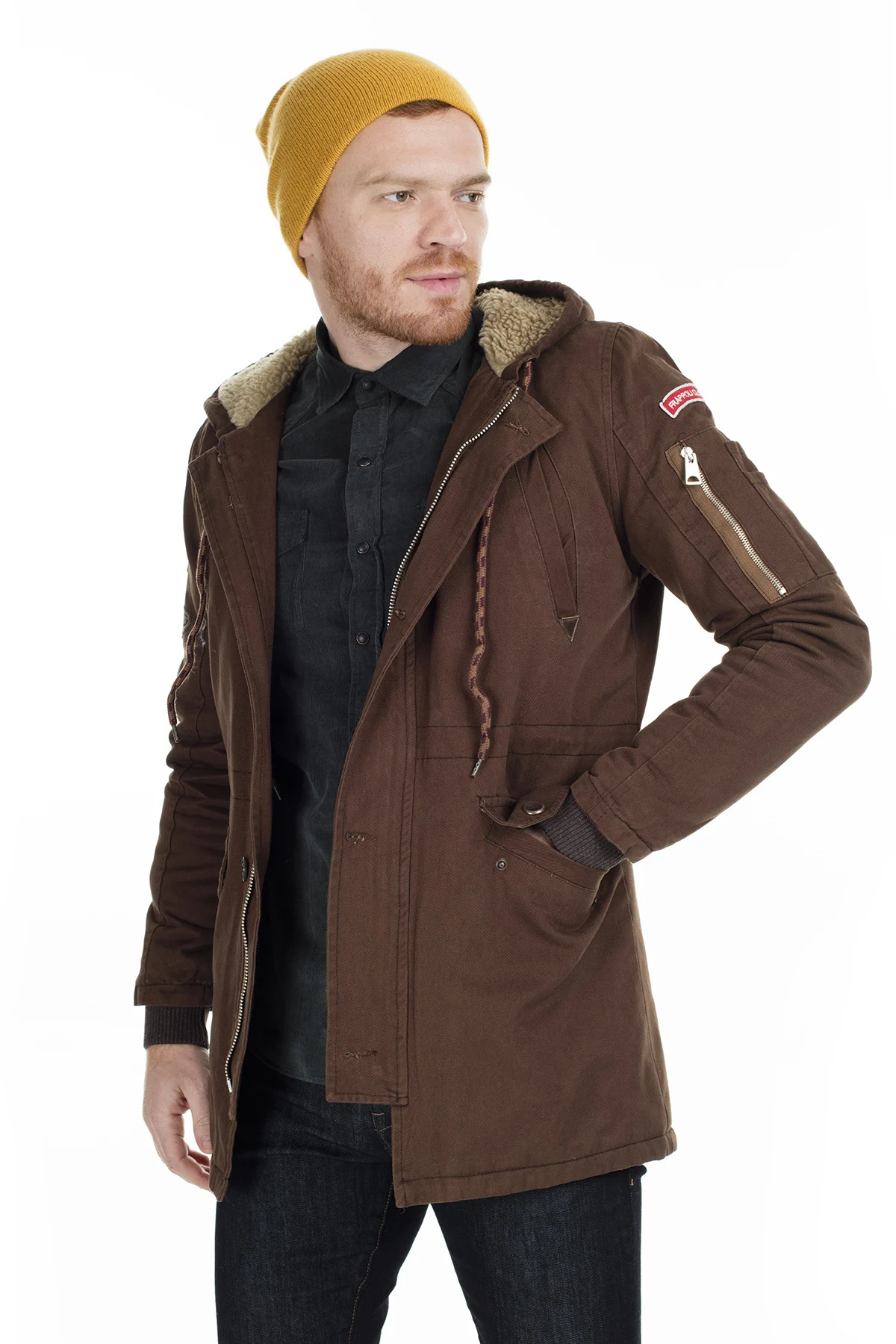 Frappoli пальто с капюшоном для мужчин 2162035W0