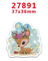 27891 30 шт мультяшный персонаж плоское украшение из смолы PR 27296 - Цвет: 27891