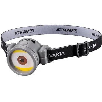 

Varta Minions - Linterna frontal con 1 pila AAA incluida, blanco, 13 lúmenes [Clase de eficiencia energética A]