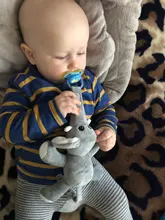 Bebé de peluche de juguete niños recién nacidos niños niñas de dibujos animados muñeco pezón chupete de silicona chupete para alimentar accesorios PJ-031-1