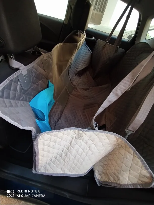 Waterproof Dog Car Seat Cover Hammock With Zipper And Pockets photo review