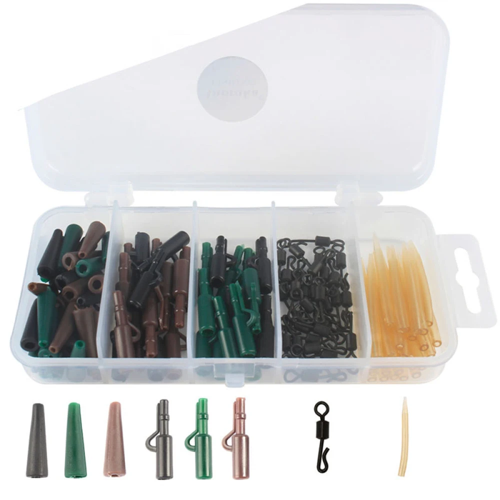 

120PCS Carp Fishing Accessories European Gunfish Fishing Gear Set Multi Functional Suit For Carp Rigs Coarse Fishing Tackle