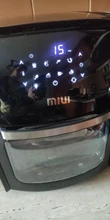 MIUI-freidora de aire eléctrica 5 en 1 para pollo, horno de MI-CYCLONE de 10L/12.7QT, deshidratador Rotisserie LED de gran capacidad，Freidora de aire