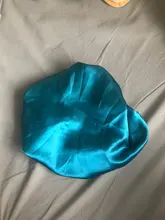 Gorro de satén Reversible para el pelo, doble capa, ajustable, para dormir por la noche, para rizos, Accesorios para peinados