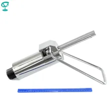 95697 Гидролифт подъемник гидравлический Barneo DA-12 хром для кресла парикмахера для барбершопа по России