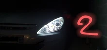 Led DRL Headlights Light-Accessories Led-Strip Ceyes Car Daytime Turn-Signal Auto 