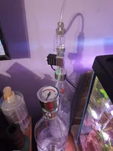 ZRDR-Sistema generador de CO2 para acuario con válvula de solenoide, herramienta para generar CO2 para el crecimiento de las plantas acuáticas, difusor contador de burbujas