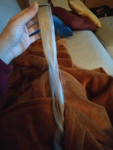 AliLeader-extensiones de cabello sintético liso, 20 colores, 50Cm de largo