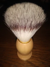 1PC profesional de los hombres brocha de afeitar con mango de madera de Nylon puro para hombres de limpieza de máscara cosméticos herramienta