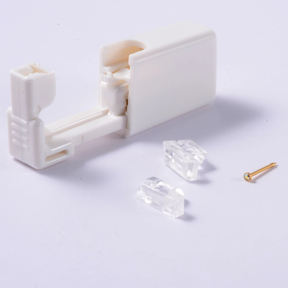 Disposable Safe Sterile Piercing Unit for Gem Nose Studs Piercing Gun Tool Machine Kit Earring Stud Body Jewelry 1 Unit