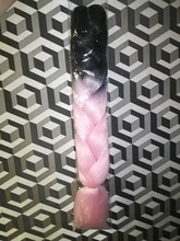 YUNRONG Jumbo-extensiones de pelo trenzado sintético para mujer, ganchillo, 24 pulgadas, 100g, resistente al calor