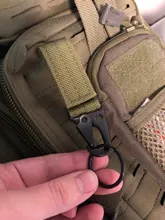 Kit de viaje al aire libre, mosquetón para bolsos, bushcraft clip de fijación, correa de cierre, molle táctico, cincha para mochila, Quickdraw, hike, campamento