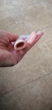 Separador de dedos de tela, aplicador de pedicura, removedor de callos de maíz, alivio del dolor de manos, tubo de silicona suave, herramienta de cuidado de los pies
