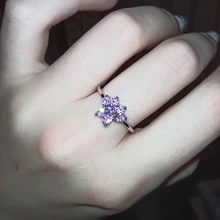 Anillo ajustable con apertura de anillos de Color dorado para mujer, con diseño de garra de gato y pata de oso, boda romántica, cristal Rosa CZ, regalos de amor, joyería