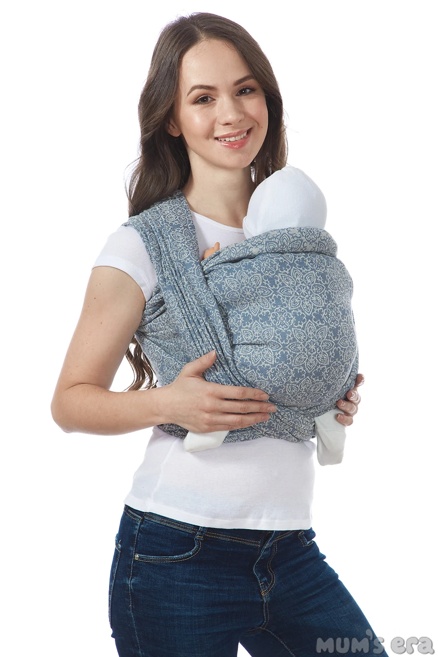Baby sling MUM'S ERA Слинг-шарф БЛОССОМ Cумка-кенгуру Фронтальная детская переноска Удобный слинг для новорожденных