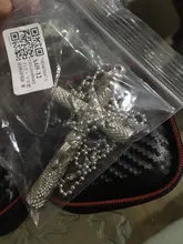 Jesus Cross-llave de tambor con collar de cadena, llave de afinación de tambor, llave para afinar piezas de instrumentos de percusión, 6mm