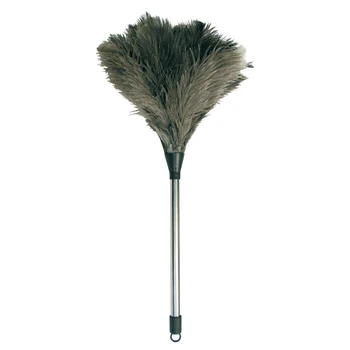 

Duster to clean dust with ostrich feathers and stainless steel handle MSV