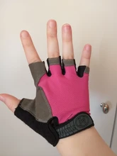 Guantes antideslizantes para ciclismo para hombre y mujer, de medio dedo, transpirables, para deportes de choque, para bicicleta