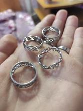 Skyrim 2021 geométrico Simple anillo de acero inoxidable de Color oro anillos de dedo del fiesta de cumpleaños de joyería, regalo para las mujeres