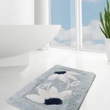 Коврик для ванной-коврики | коврик для ванной нескользящие Противоскользящие коврики Daisy Blue 60X100 см