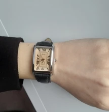 Reloj cuadrado de moda para parejas, cronógrafo de cuarzo con números romanos, estilo simple, correa de cuero informal, para hombre y mujer