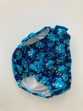 Happyflute-cubierta de pantalones de natación suave para niños, 3 tamaños, pañal de tela transpirable reutilizable para bebé
