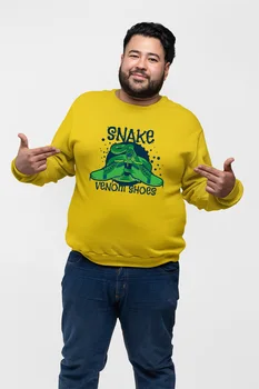 

Angemiel Wear Snake Venom Shoes Yellow Men 'S Sweatshirt