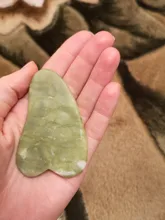 Rodillo masajeador Facial de Guasha Junta doble cabezas de remodelación de cara de elevación masajeador Natural Jade piedra cuello delgado herramienta de cuidado