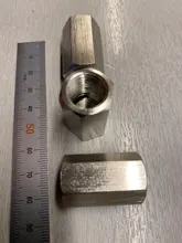 3/4-Pipe-Fitting Propane Water-Gas BSPP Female Hex-Coupling-Connector 304-Stainless-Steel