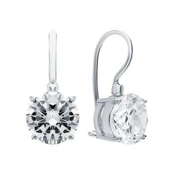 

Silver earrings with cubic zirconium sunlight sample 925