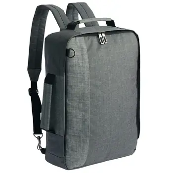 

Backpack for laptop 2 in 1 twofold, gray with dark gray