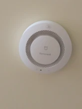 Xiaomi-Alarma contra incendios para el hogar, detector de humo con alarma visual y auditiva, funciona con aplicación Mi Home con el móvil, modelo Mijia Honeywell