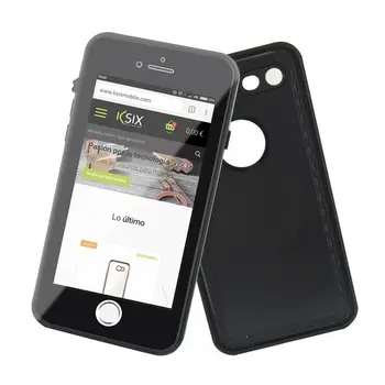 

Mobile cover Iphone 7/8 KSIX Black (Immersible)