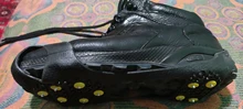 1 par S-XXL 10 pendientes Anti-Skid hielo de nieve escalada zapatos picos agarres para hielo tacos crampones invierno escalada antideslizante cubierta de zapatos
