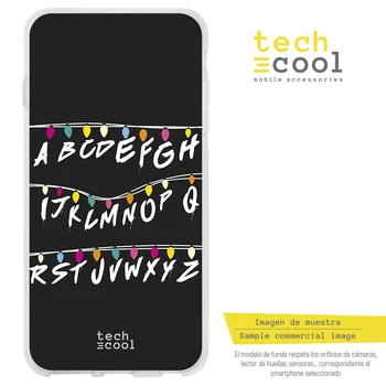 

FunnyTech®Silicone Case Skin cover for Nokia 2.2 L Stranger Things black background