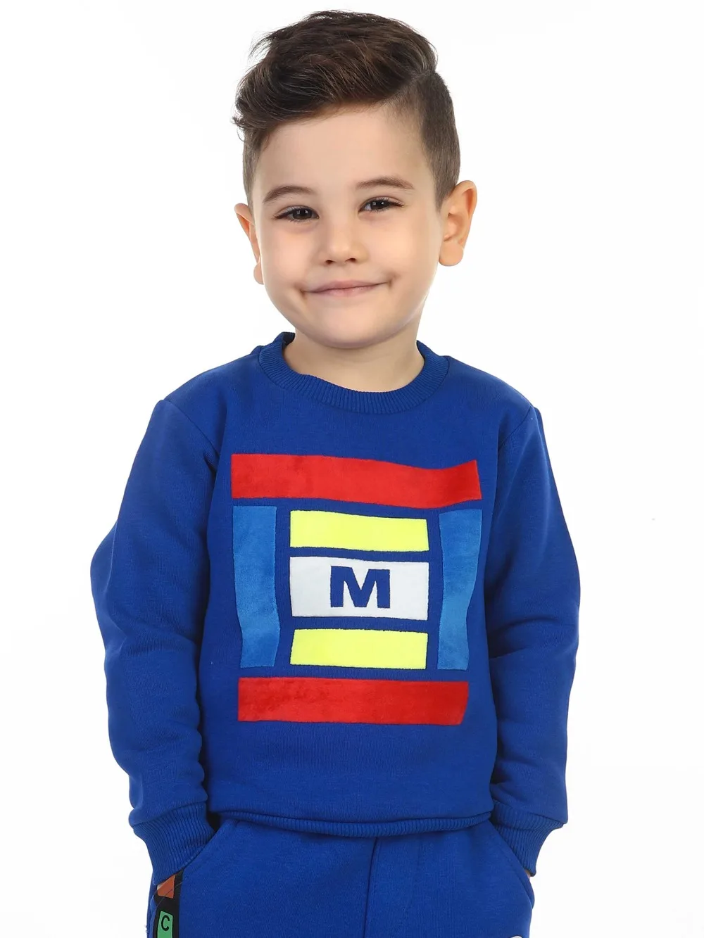 019-1715-029 Sax Kışlık Erkek Çocuk Sweatshirt   (1)