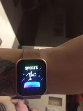 Reloj inteligente deportivo para hombre y mujer, pulsera con control del ritmo cardíaco, conexión para Android, 2020