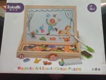 Drawing-Board Animal-Puzzle Learning-Education-Toys Wooden Magnetic Kids Writing Children