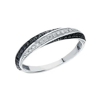 

Gold ring with diamonds sunlight sample 585