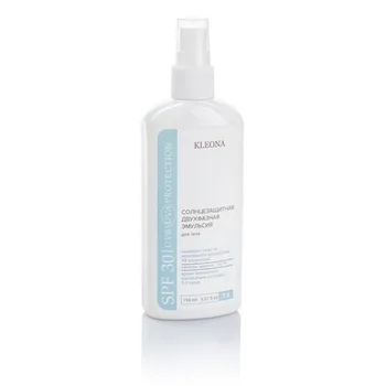 

Kleona Солнцезащитная двухфазная эмульсия от загара SPF 30 Солнцезащитные средства
