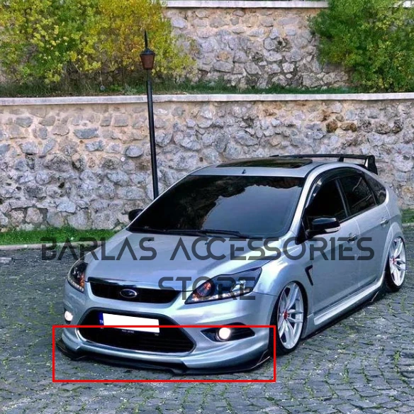 

Ford Focus 2 Front Bumper Attachment Gloss Black 3 Pcs.